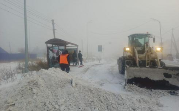 С улиц Темиртау за три дня вывезено более 13 тысяч кубометров снега — акимат