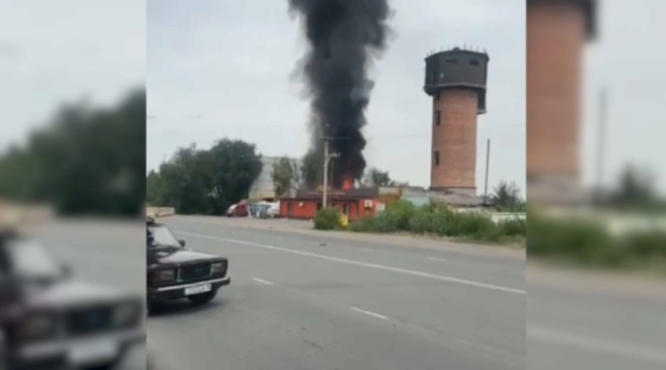 Автозаправка загорелась в Экибастузе