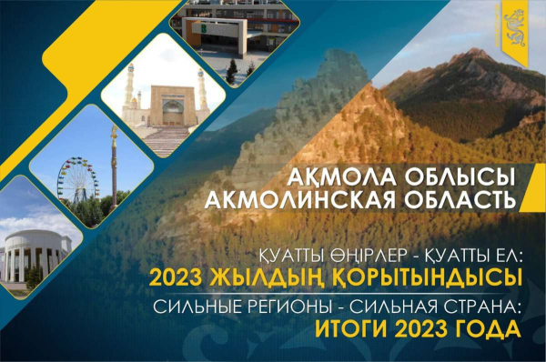 Акмолинская область в 2023 году. Достигнутые результаты и среднесрочные перспективы