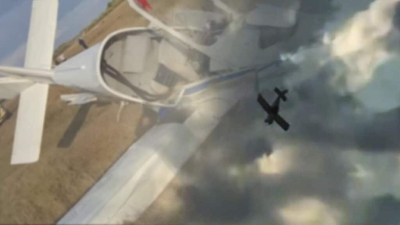 Астанчанка сняла на видео крушение самолета