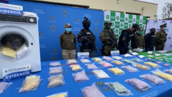 Партию наркотиков на 11 млн долларов изъяли в Чили