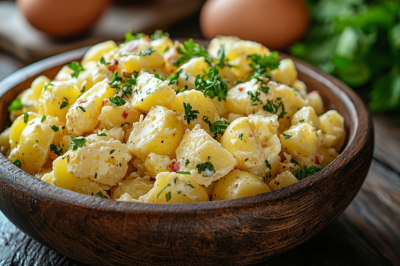 Готовлю вместо ужина в Великий пост французский картофельный салат: проще блюда не придумать