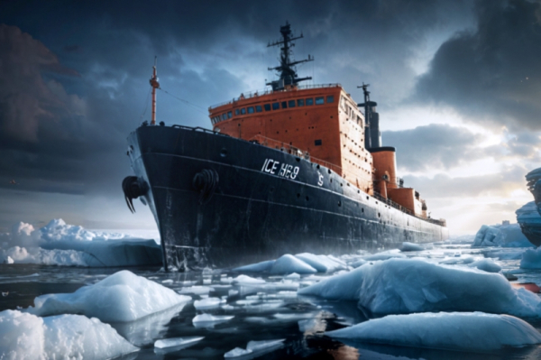 Ледяная ловушка в Арктике: немецкий ледокол оказался в беде
