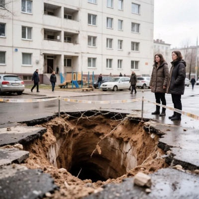 Новосибирские власти рассказали, кто несет ответственность за провал грунта у домов