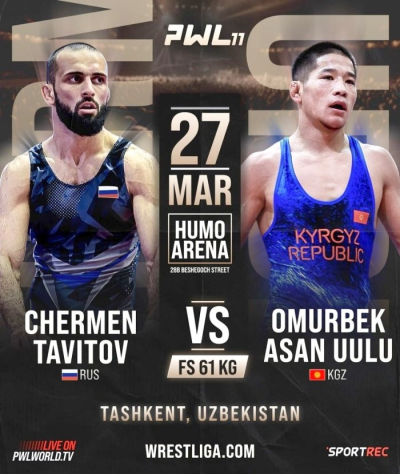 Кыргызстанский борец Омурбек Асан уулу сразится с Черменом Тавитовым