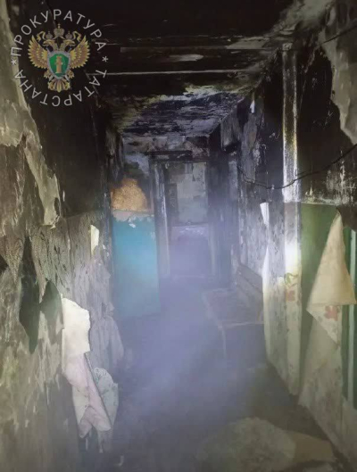 В&nbsp;Зеленодольске загорелась комната бывшего общежития &ndash; погибло три человека