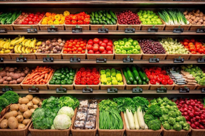 Посещаемость продуктовых магазинов в России сократилась на 10%.