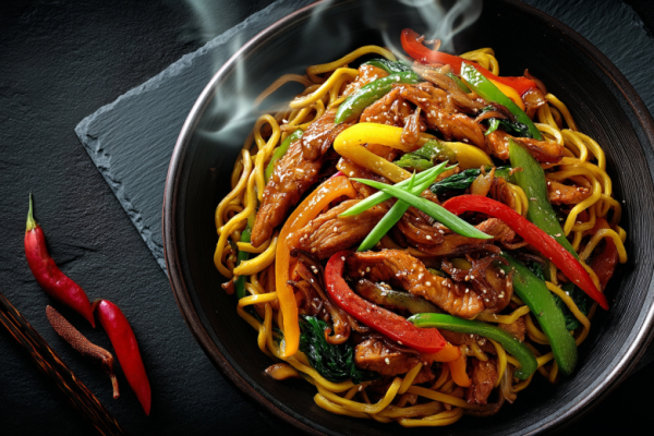 Больше никакой доставки еды: эта лапша вок с курицей и овощами &mdash; ваш домашний кантонский шедевр за 20 минут
