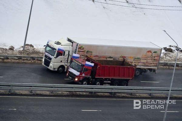 Трасса &laquo;Алексеевское &mdash; Альметьевск&raquo; вновь закрыли для грузового транспорта