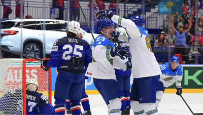 Казахстанские хоккеисты стартовали с победы над Францией на ЧМ в Чехии