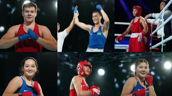 Казахстанские юниоры завоевали 9 золотых медалей на ЧА-2023 по боксу