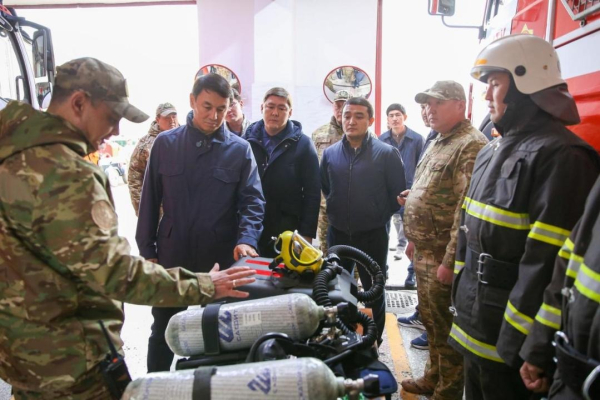 В Алматы усиливают противопожарную защиту и развивают сеть пожарных депо