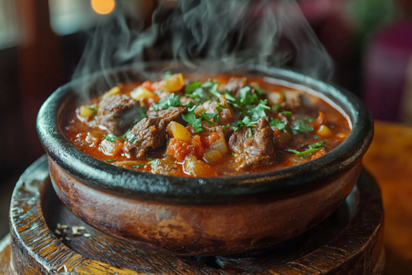 Грузинский чашушули для занятых: никакой возни с обжаркой &mdash; все ингредиенты в казан и на плиту. Сытный ужин без лишних хлопот