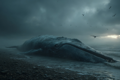 Море выбросило на берега Камчатки 17-метровый труп