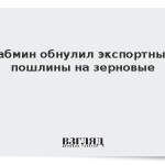 Кабмин обнулил экспортные пошлины на зерновые