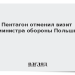 Пентагон отменил визит министра обороны Польши