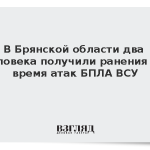 В Брянской области два человека получили ранения во время атак БПЛА ВСУ