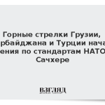 Горные стрелки Грузии, Азербайджана и Турции начали учения по стандартам НАТО в Сачхере