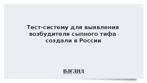 Тест-систему для выявления возбудителя сыпного тифа создали в России