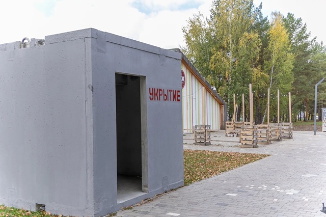 В Нижнекамске появилось первое в Татарстане укрытие в городской среде