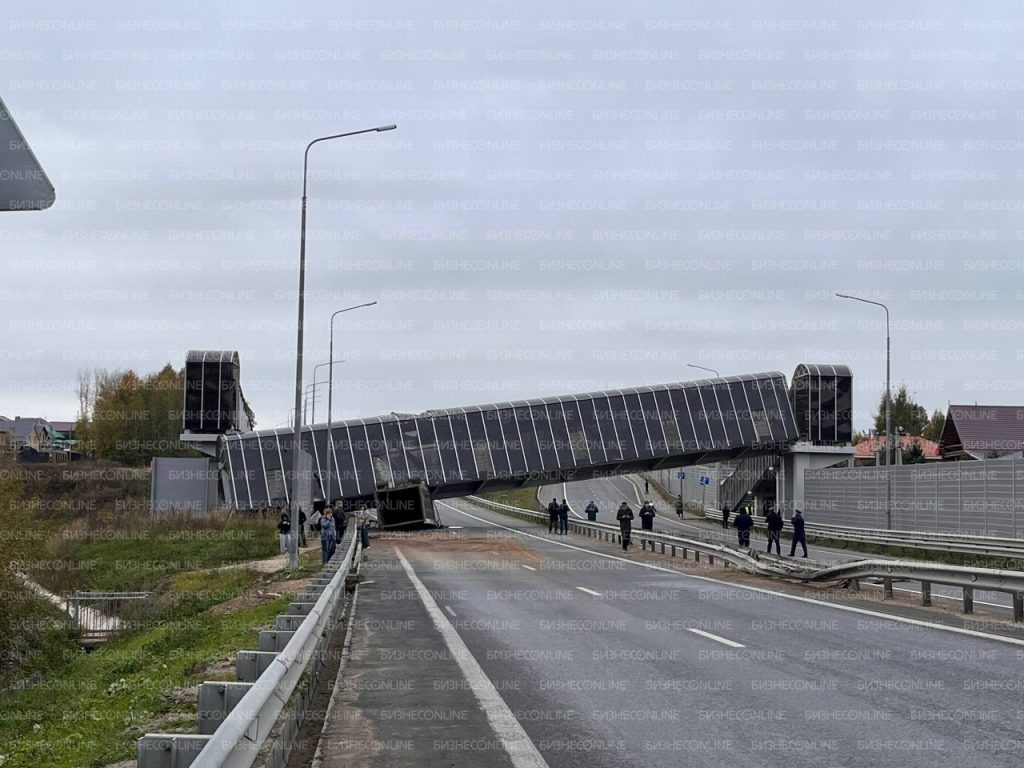 В Пестречинском районе ограничили движение по трассе после обрушения перехода