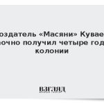 Создатель «Масяни» Куваев заочно получил четыре года колонии
