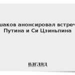 Ушаков анонсировал встречу Путина и Си Цзиньпина