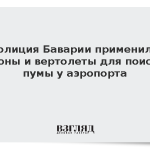 Полиция Баварии применила дроны и вертолеты для поиска пумы у аэропорта