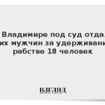 Во Владимире под суд отдали двоих мужчин за удерживание в рабстве 18 человек