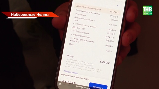 В Набережных Челнах разбираются, откуда в квитанциях взялась «Вода для домашних животных»