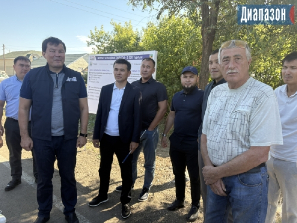 Аким проверил ремонт дорог